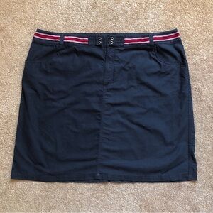 CJ Banks navy blue cargo skirt plus size 24W